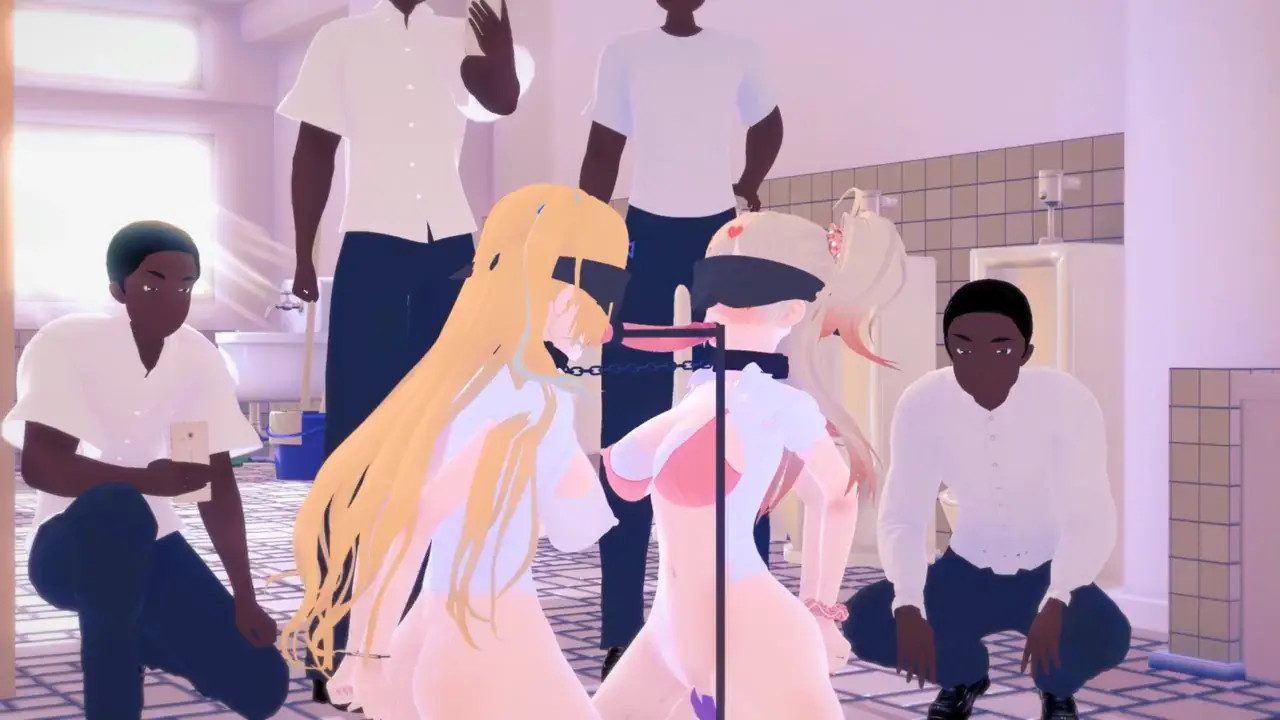 Shirakawa Runa & Kedarui Aashii Get Captured And Filmed In The Mens Toilet