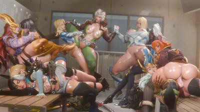 Midnight Mayhem | Villainesses & Vigilantes Under One Roof [NO WM][FEM][4K60FPS]