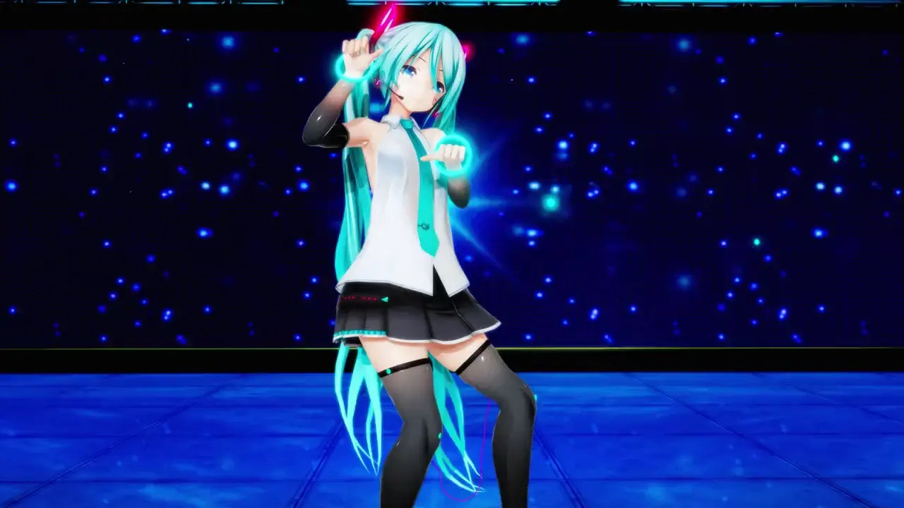 【MMD】 Sweet Devil Live - Miku strip dance R18