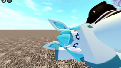 Glaceon getting fucked by Blue femboy Roblox (Whorblox Adventures)