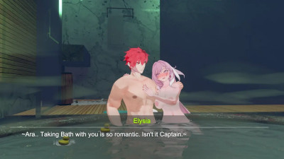 Elysia X Captain in bath animation (CaptDarkShadow)