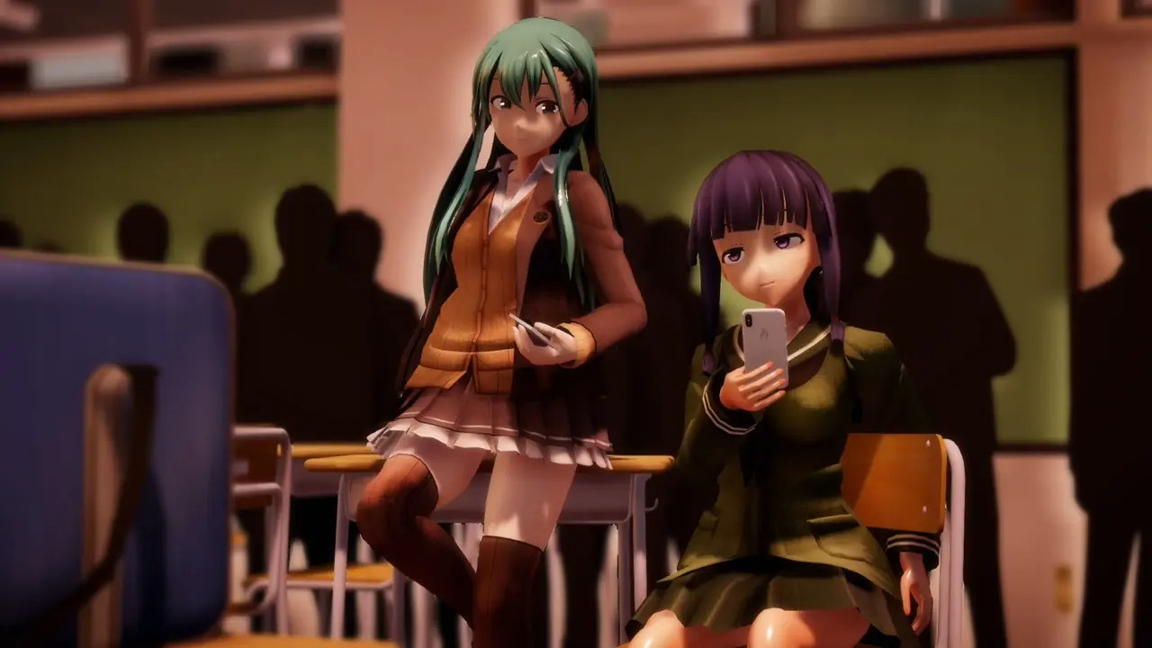 I was caught looking at my classmates Suzuya and Kitakami's underwear