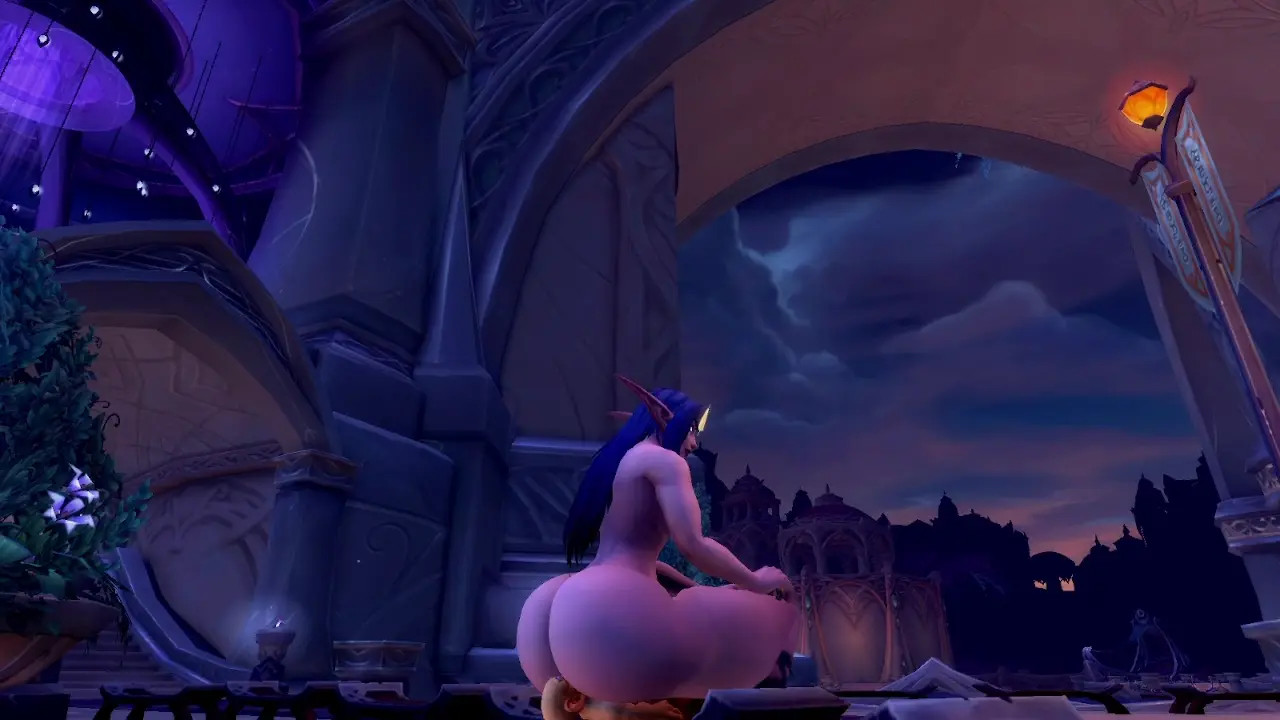 big butt night elf facesitting farts