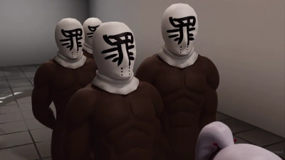 4k Ayaka public toilet collar