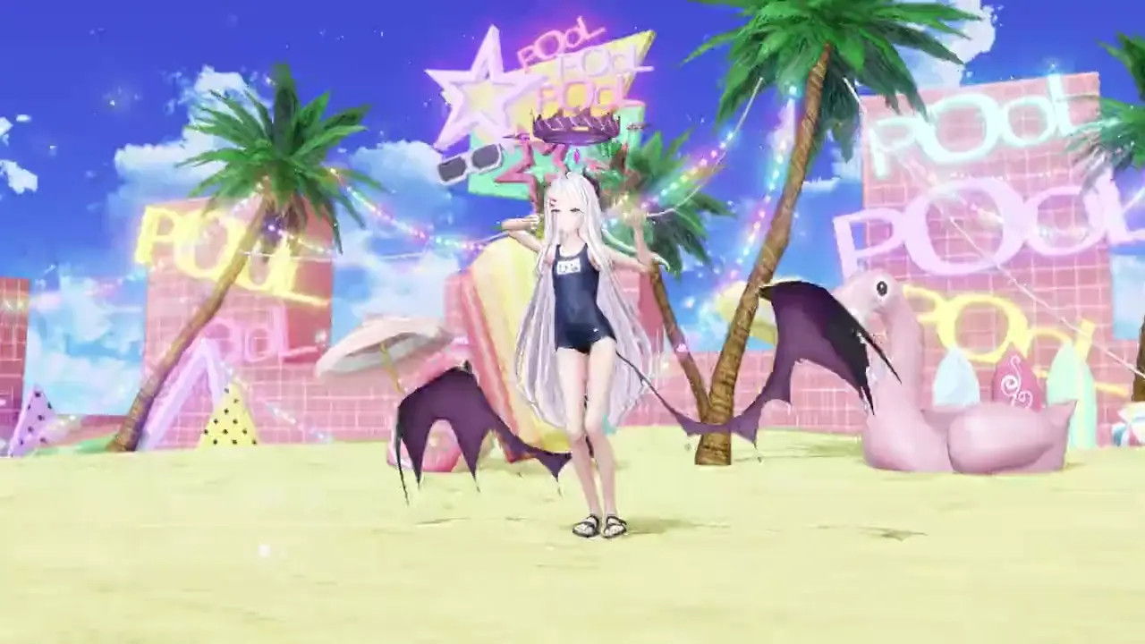 Hina School Swimsuit Dance