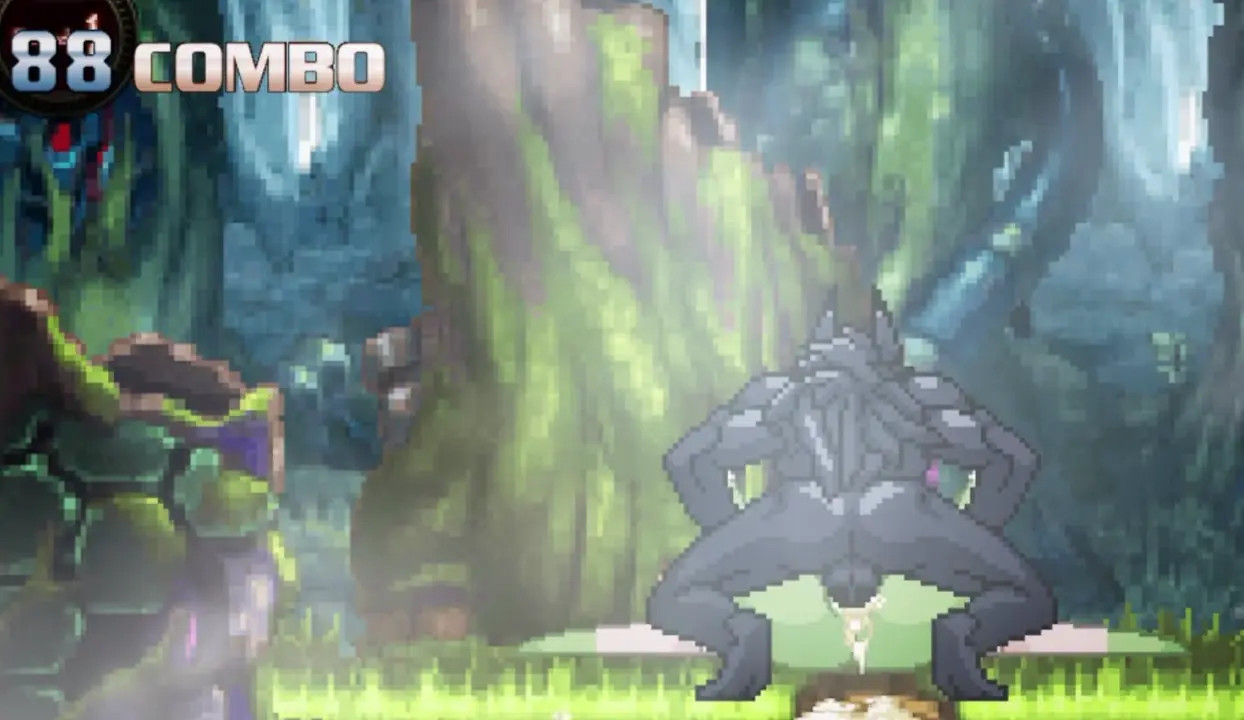 WolfKuro mating press Mienshao and heavily drowning her womb
