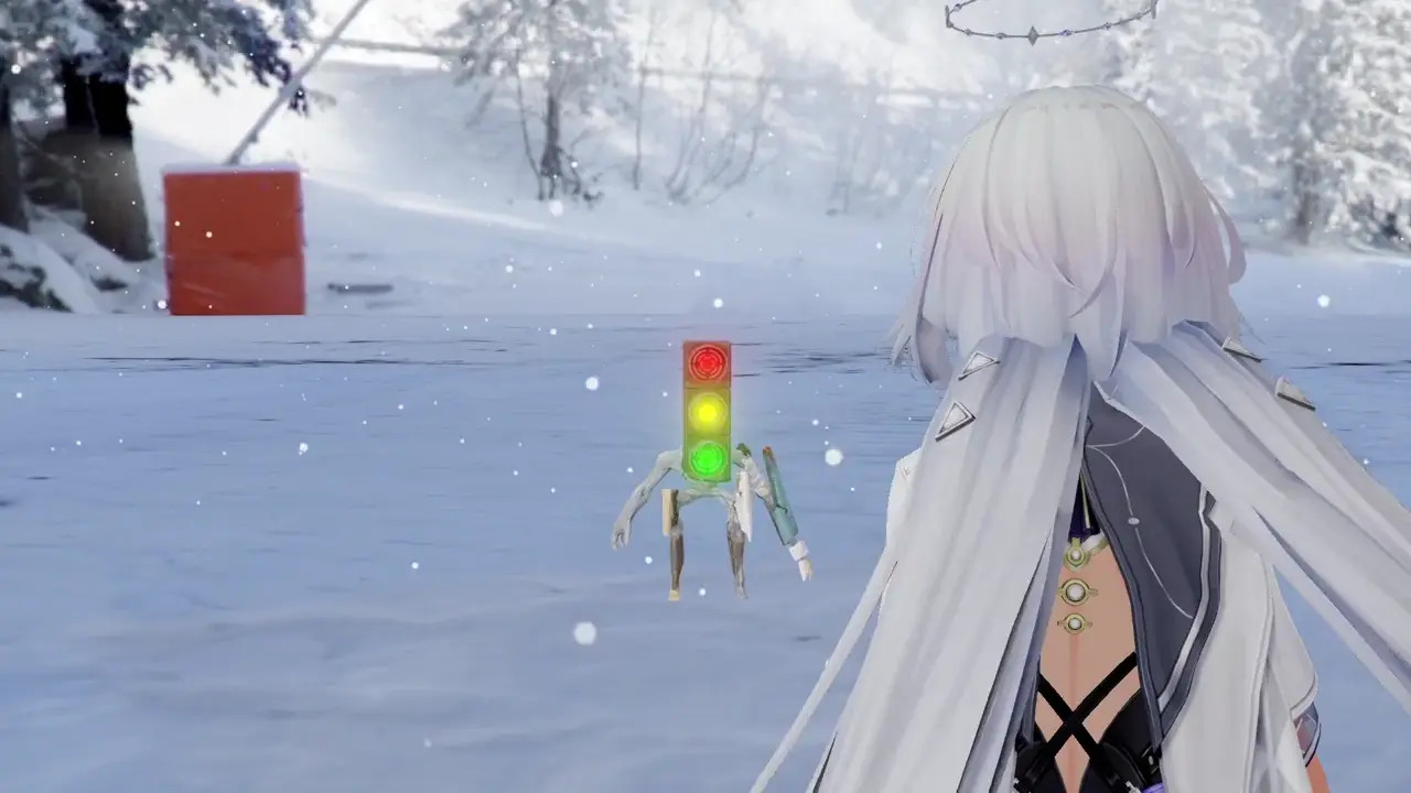 [MMDWuwa]Mornye being stopped in time by a traffic light imitation and raped b