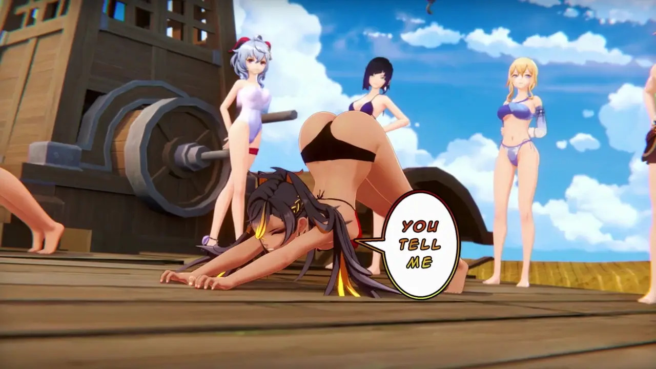 Genshin Beach Event [Intro] (JygreAnimation)