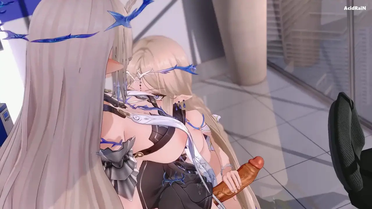 Cartethyia x Fleurdelys having fun video sex (WuWa) [Futa]