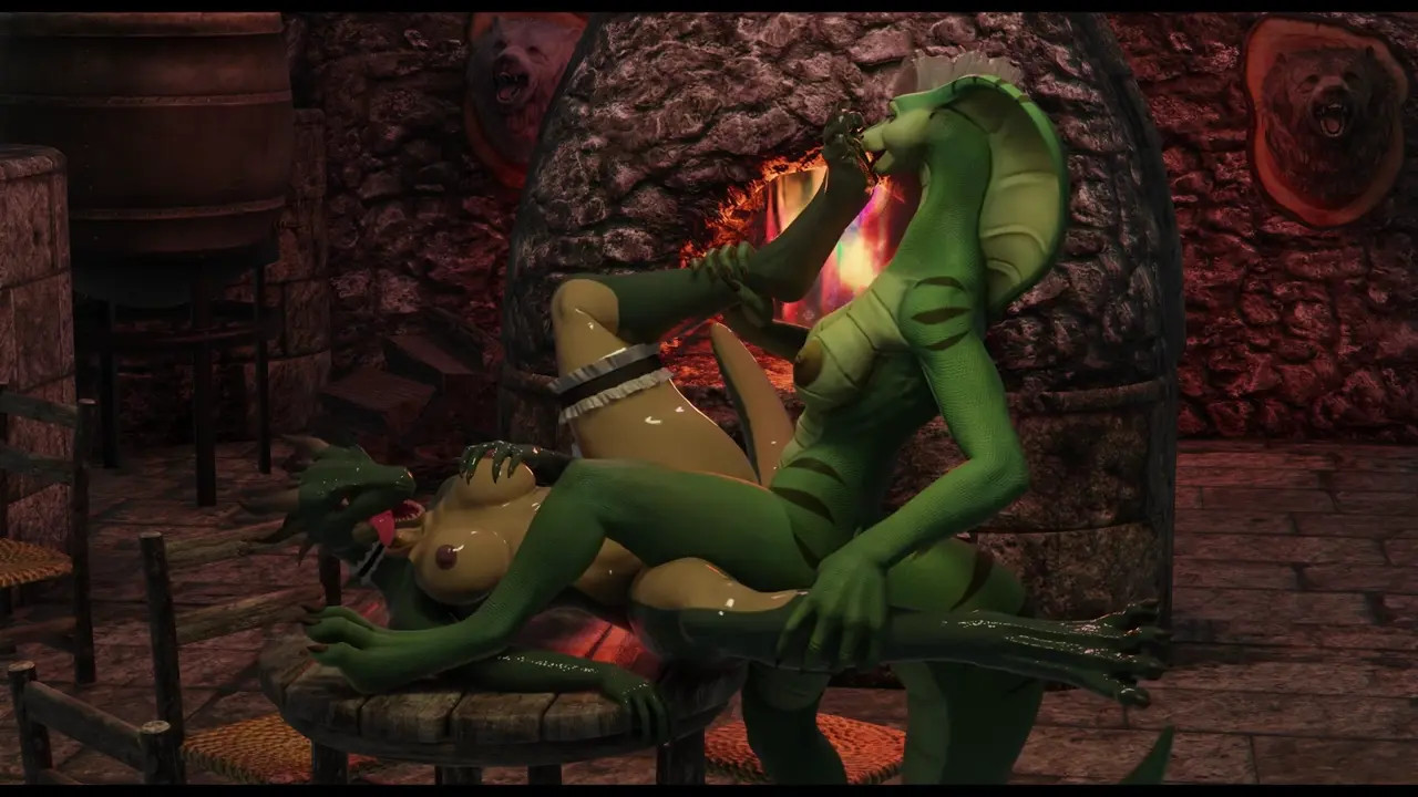 The lustful Argonian and the cobra