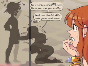 Nami and Boa Threesome [Motion Comic] [portuguese subbed]
