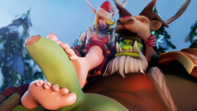 Sylvanas Christmas Feet
