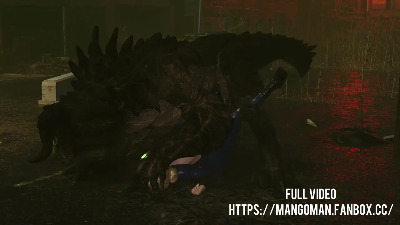 Fallout deathclaw & vault dweller