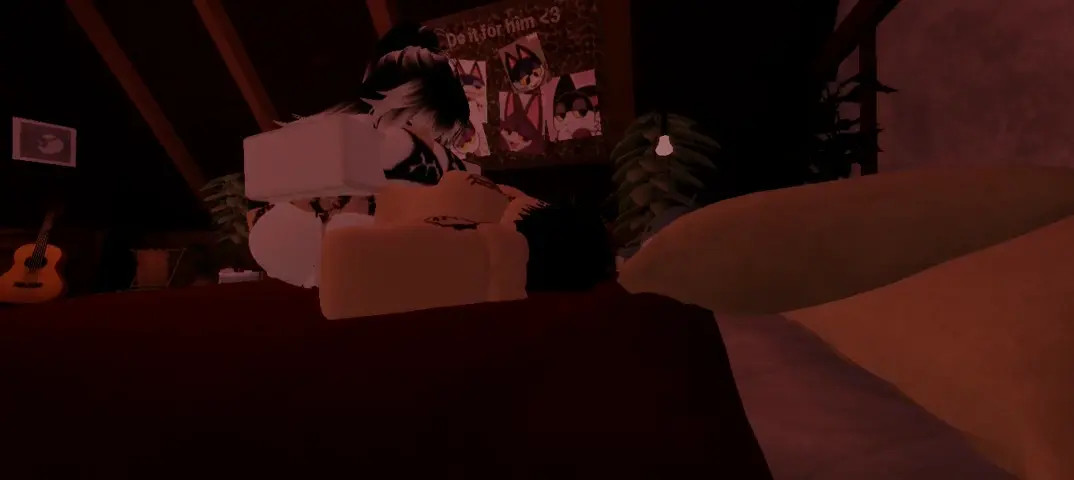 Cow comes home to get breeded by my BWC - ROBLOX BLEACHED