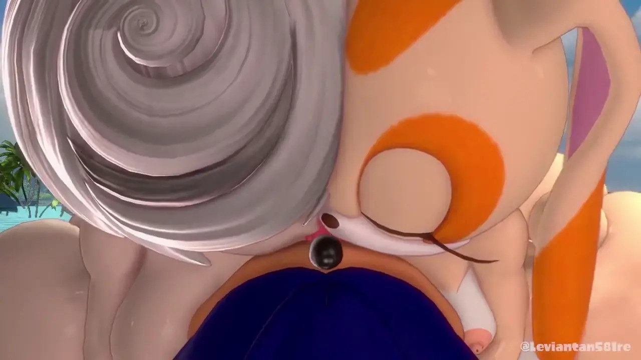 Sonic his plays fucking Cream and Sage on Beach (Sound)