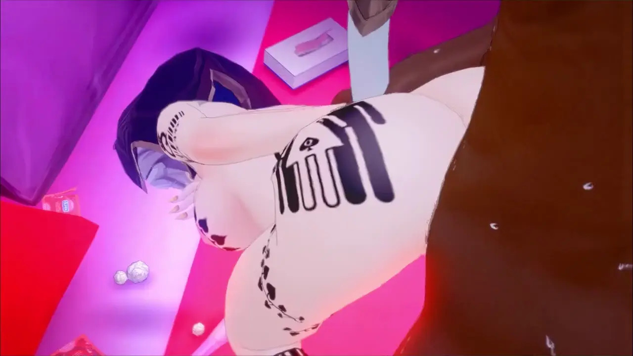 [QOS NTR] HSR Cipher - the sluttly cat who tried to steal Black Daddy's semen