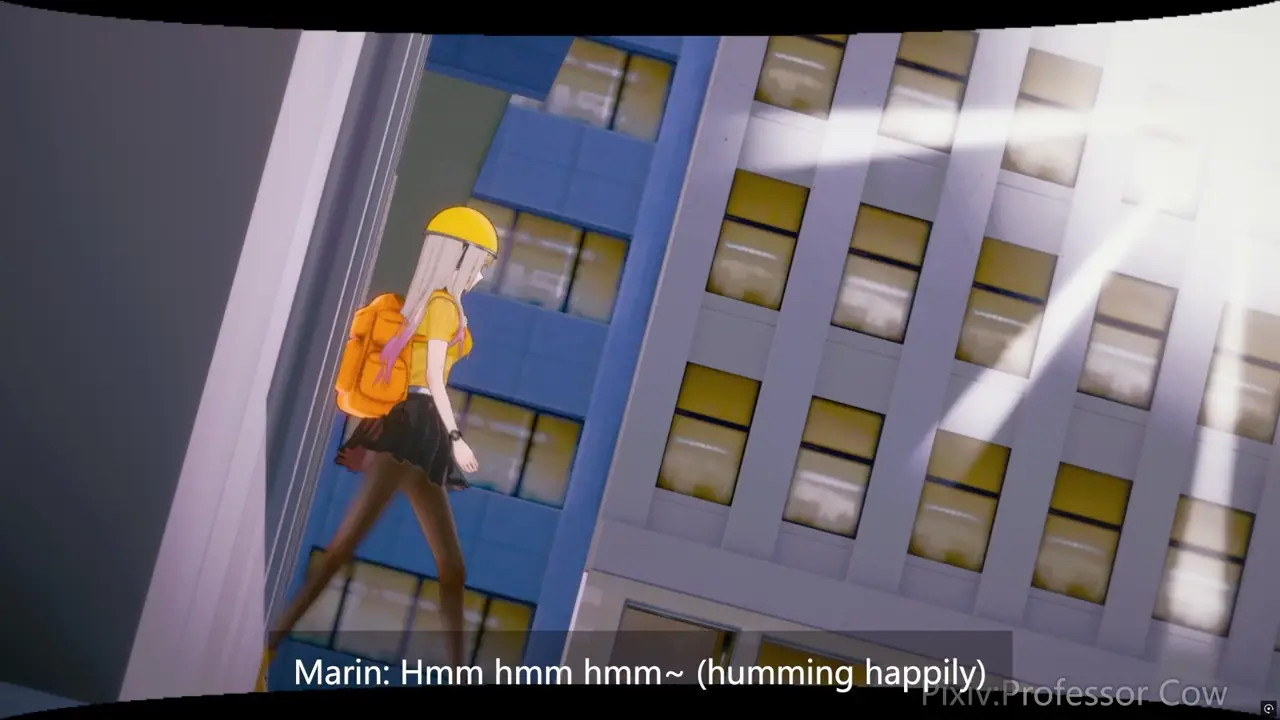 Marin gets money for cosplay [Professor Cow]