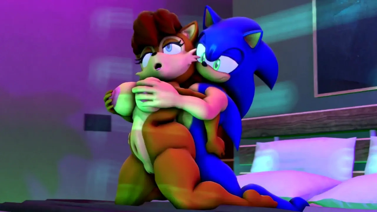 Sally and Sonic in the motel