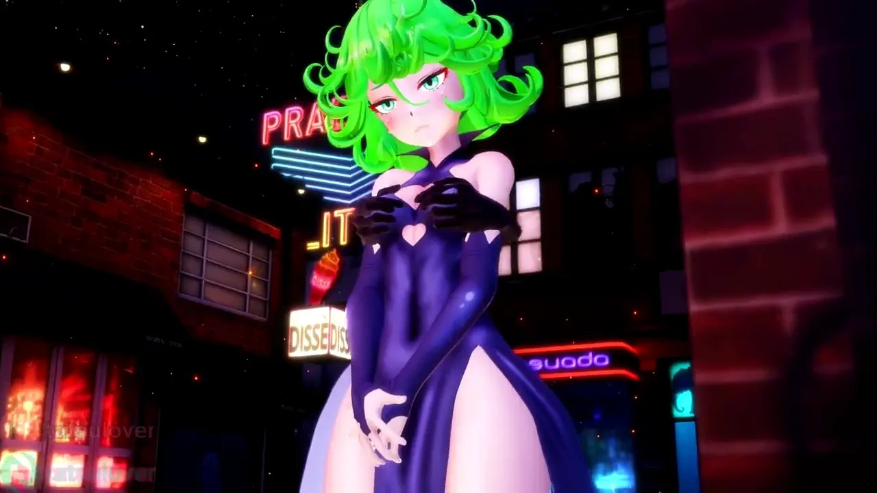 【R-18 MMD】 Tatsumaki in trouble!