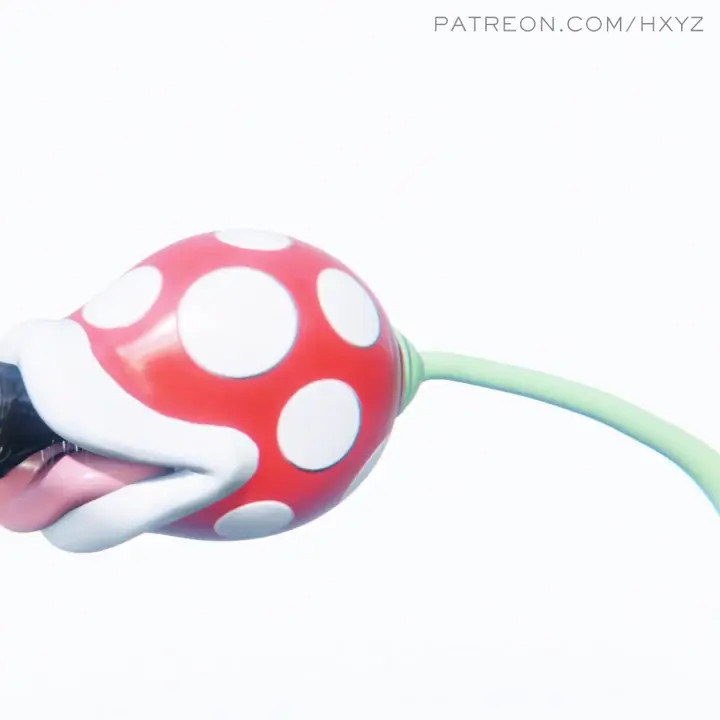 Clamp Plant x Horse Dildo - Blowjob (Loop)