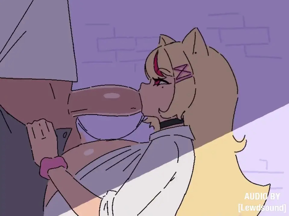 back ally blowjob