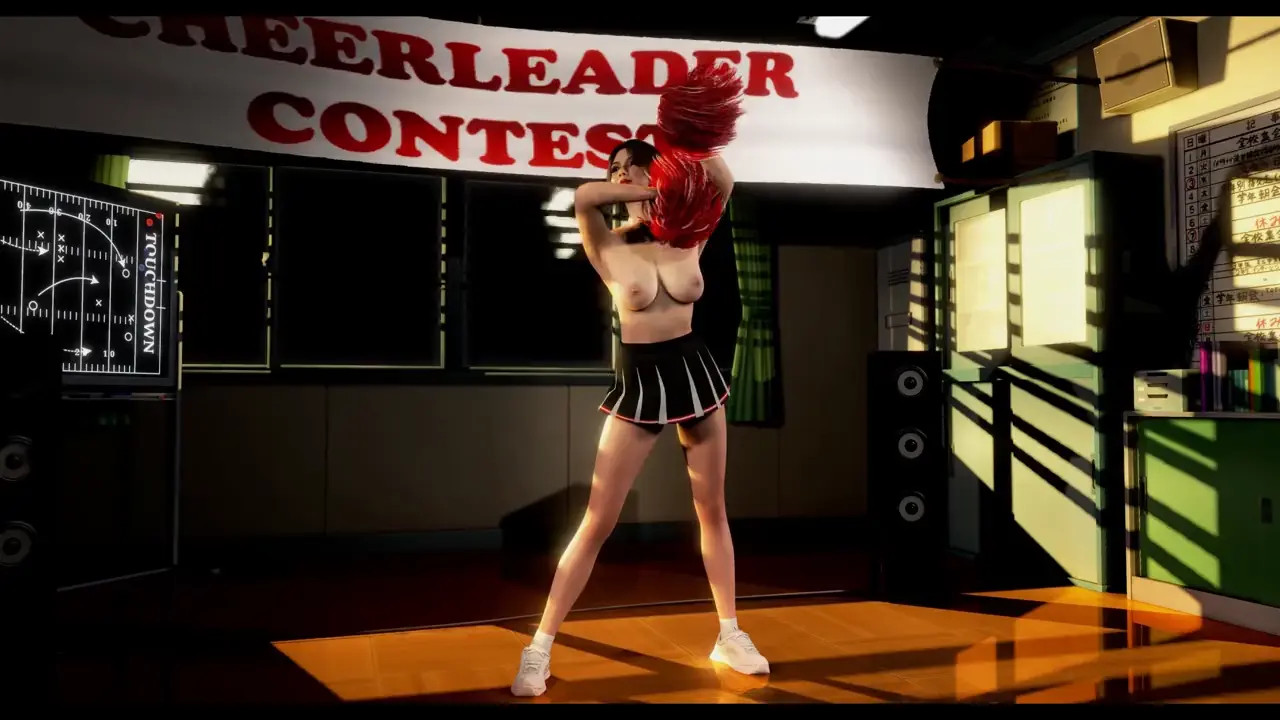 Cheerleader Contest Dance