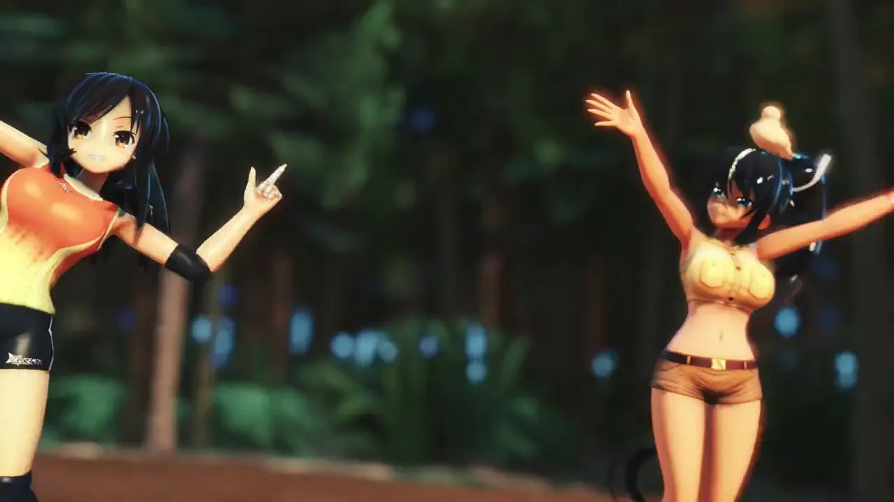 Asuka X Homura Dance In The Forest