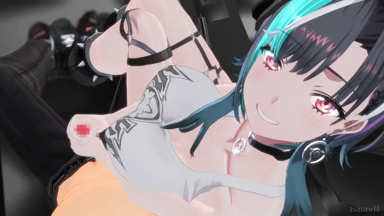 Rindo Chihaya Gripping the Shift Lever [zuzuzu3D]