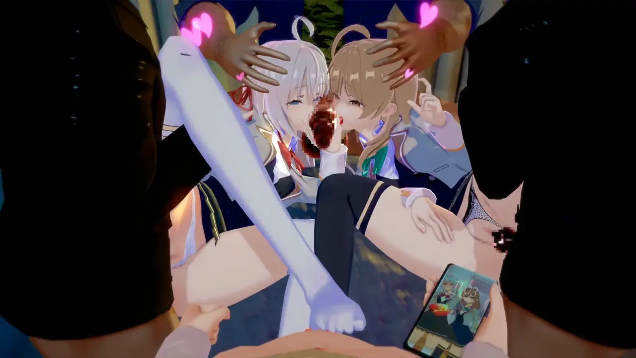 Maria Mikhailovna Kujou X Alisa Mikhailovna Kujou Gangbang