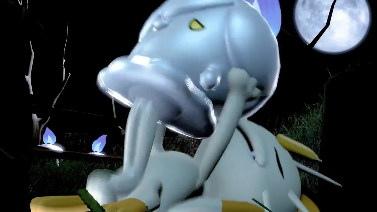 Litwick x Meowth