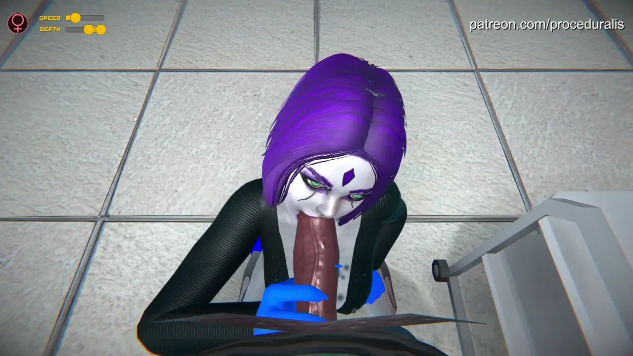 Raven caught on a lab (proceduralis)