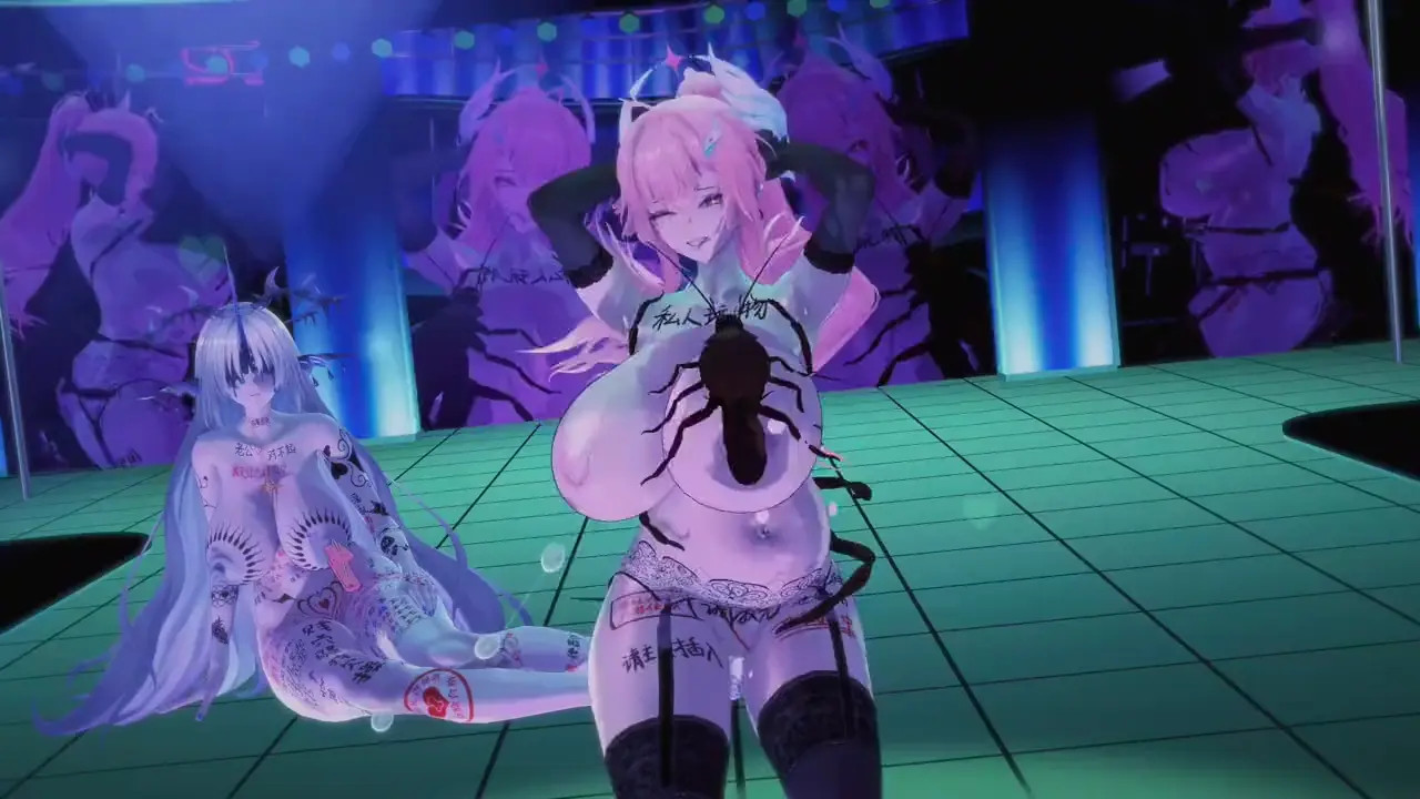 WuWa insect party 1 Aemeath and chisa