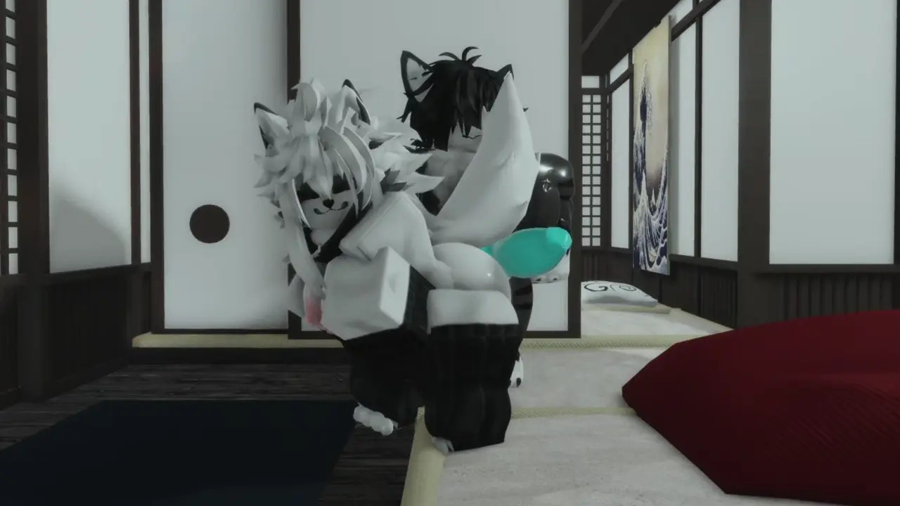 Rewarding one of my furry followers with a good fuck~
