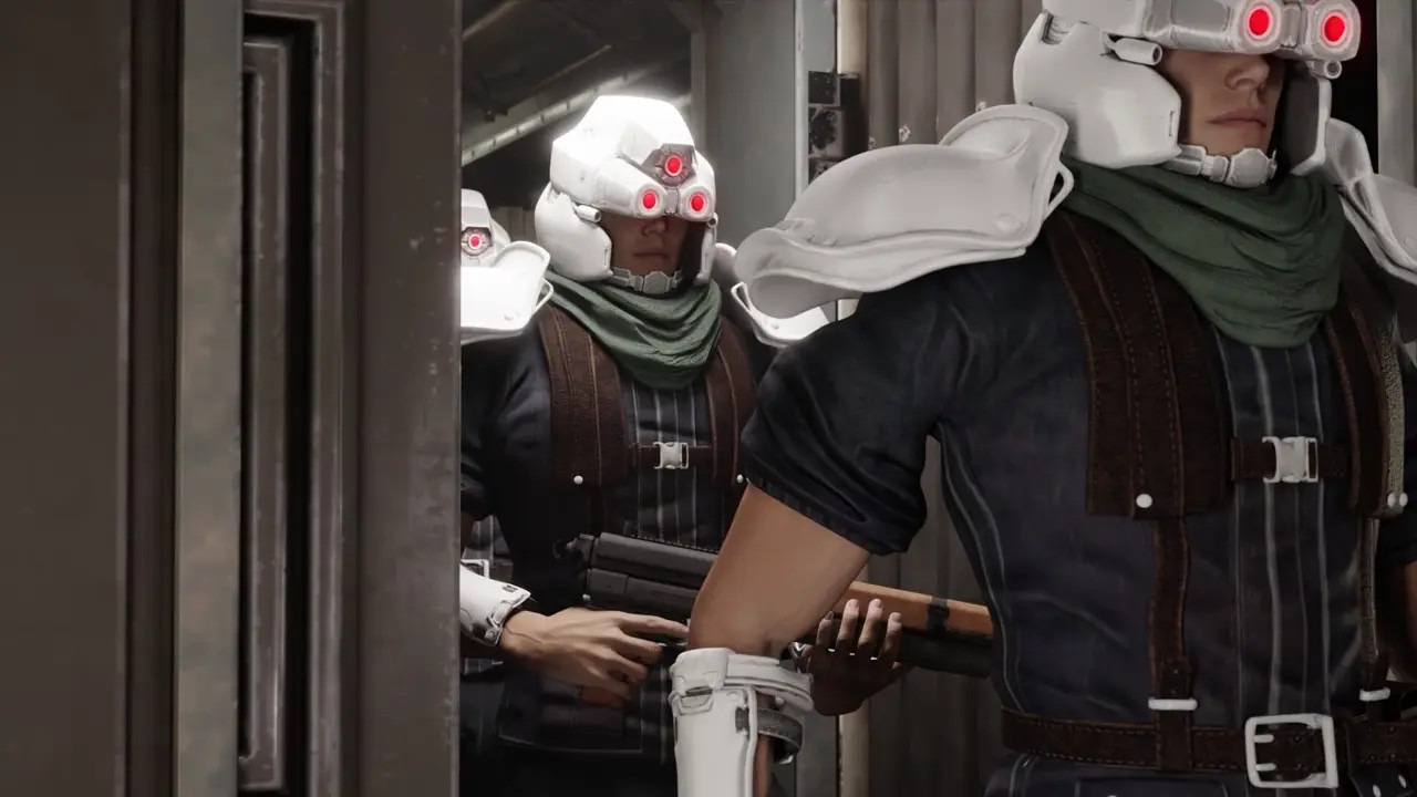 Yuffie Tifa and Jessie on the train