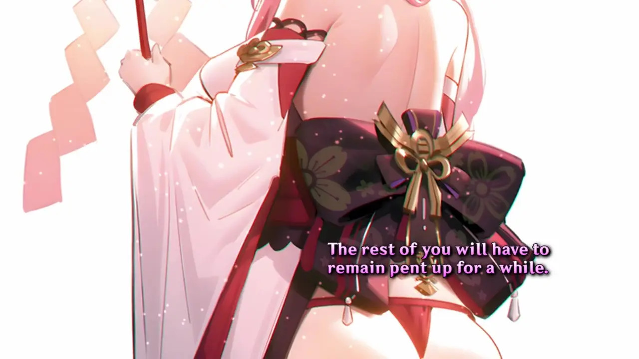 [Animated and Voiced HJOI] Yae's Gangbang - Day 3 (Soft Femdom, Multiple Day Series)