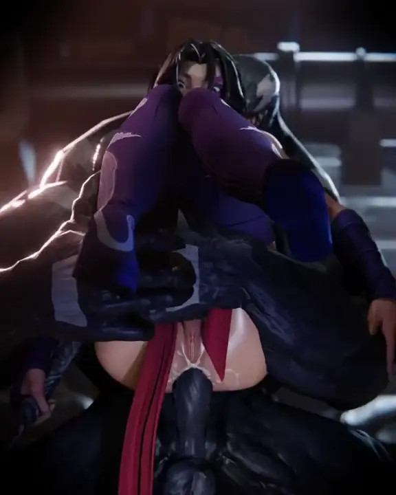 Psylocke getting Analized by Venom