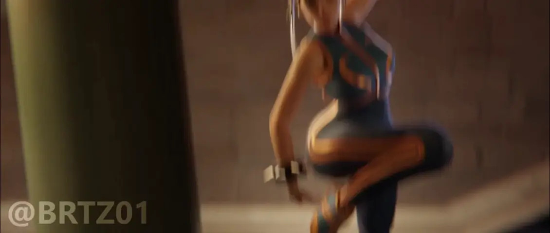 Chun-Li is focused on her training…(SUB) By Brtz01