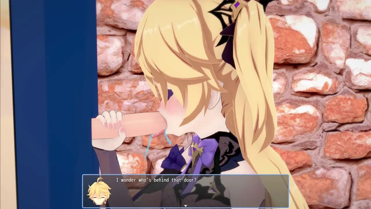 Gloryhole Fischl Blowjob