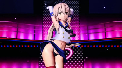 Shimakaze - Hip Sway Dance [MMD R15] GuraMMD
