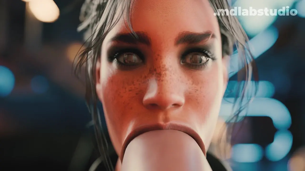 Panam Palmer - Fix My Car Blowjob scene