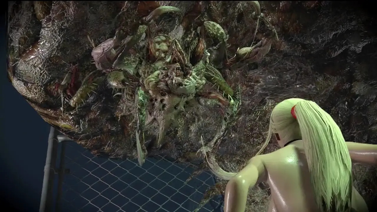 Re3 Ryona - Samus Aran (Pregnant) vs Ne-A Parasite