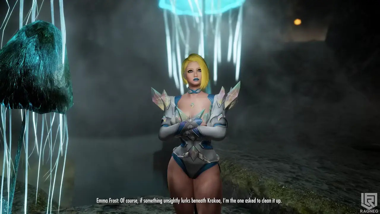 Emma Frost Gets Down and Dirty