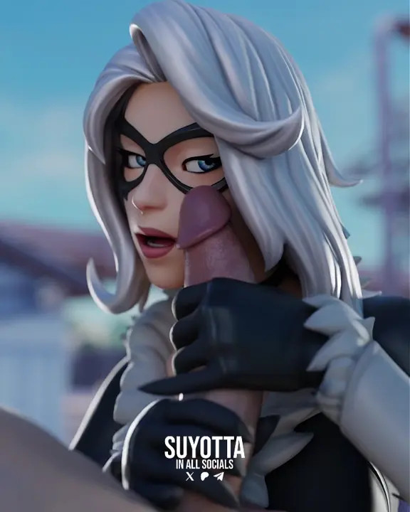 Black Cat handjob