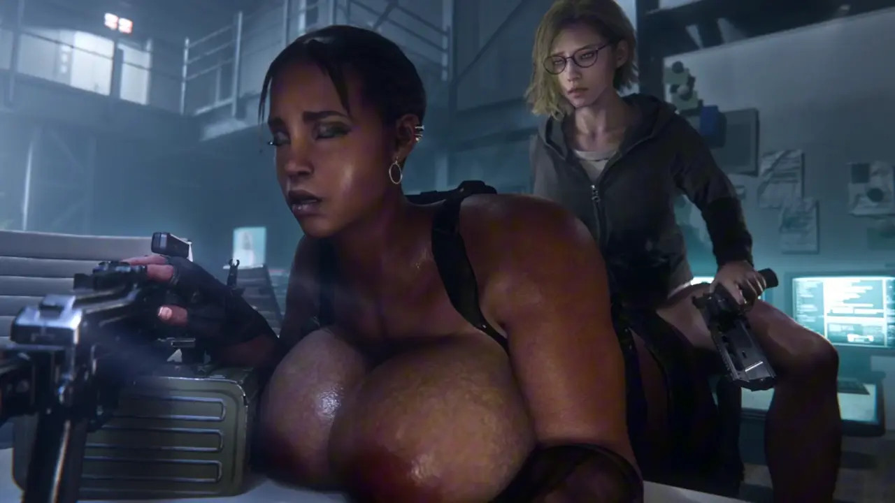 Sheva & Grace | Desk Job [NO WM][FUTA][4K60FPS]