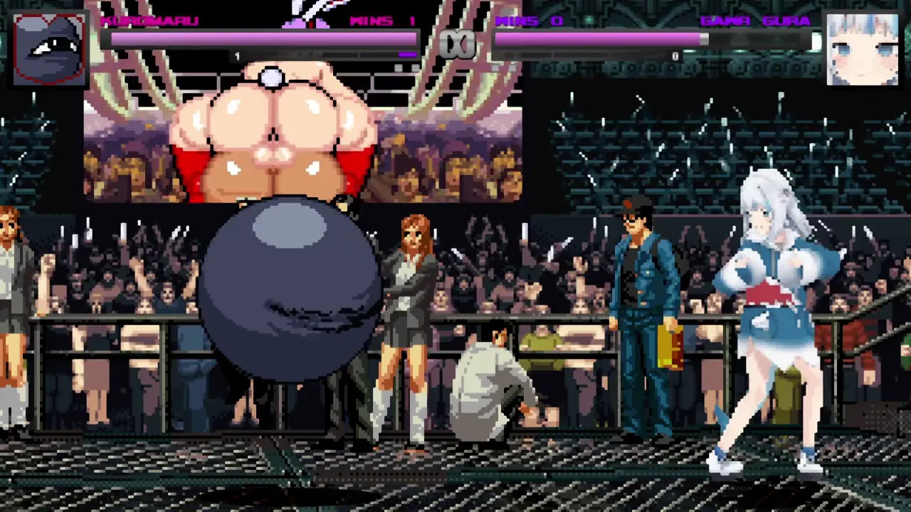 Kuromaru FUCK Gawr Gura NEW Version!