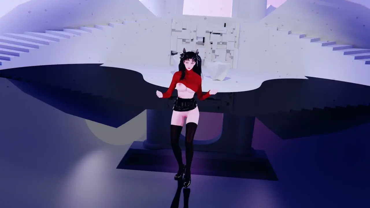 Rin Tohsaka somi brithday vam dance 18R