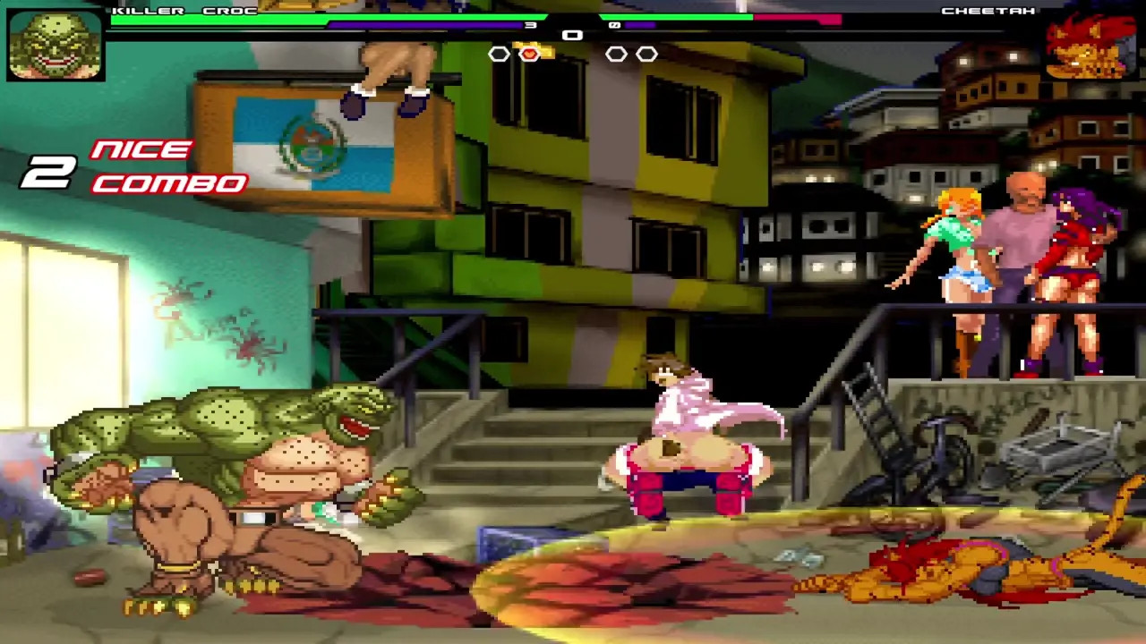 Killer Croc FUCKS Cheetah and impregnates her in his Lair!