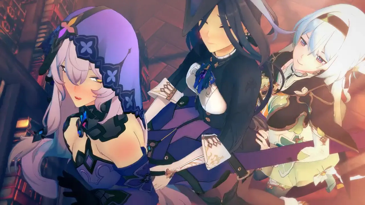 Black Swan X Clorinde X Firefly [TY98] [4K] [60FPS]