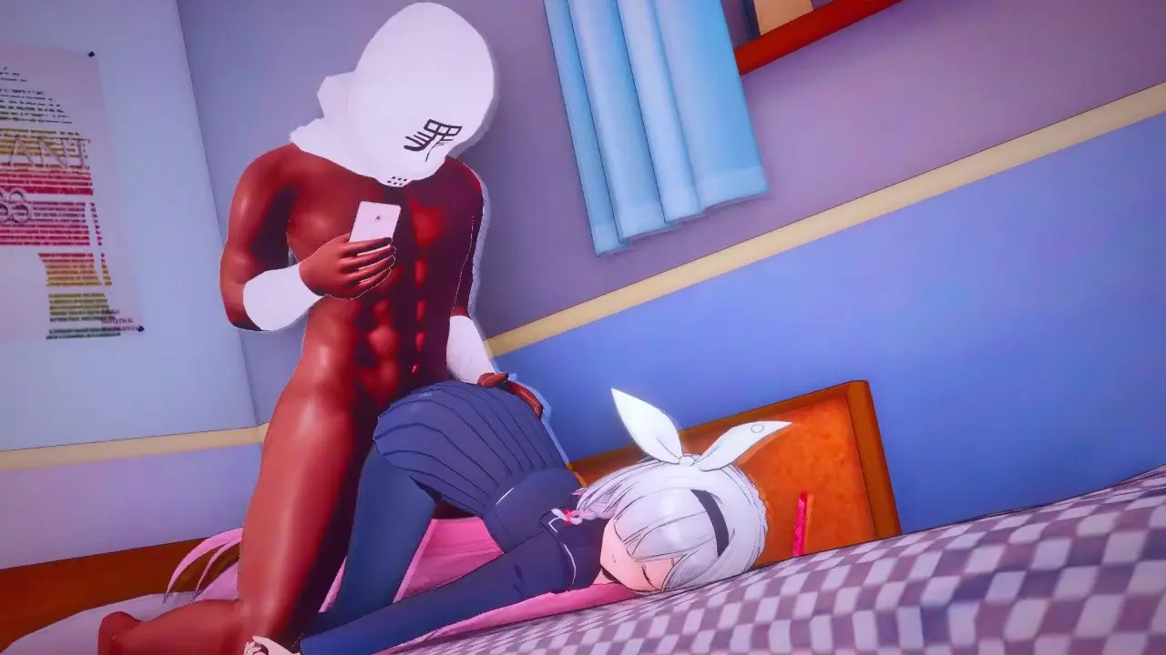 Blue Archive- Plana smells wonderful, it must feel really comfortable to fuck