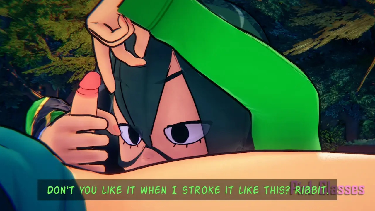 Frog mating season / Tsuyu Asui / Tongue fetish